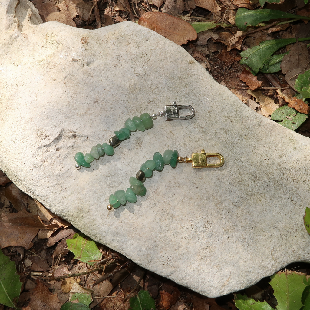 DEVI Bikini Charm - Green Aventurine & Pyrite - Arcanum LA