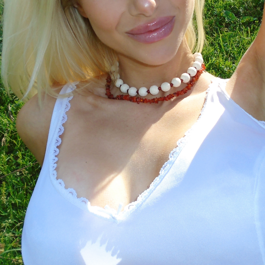 Hot Girl Chip Choker - Carnelian - Arcanum LA