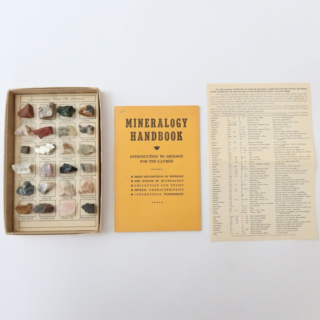 GEOLOGY KIT - ROCKS FROM THE DESERT