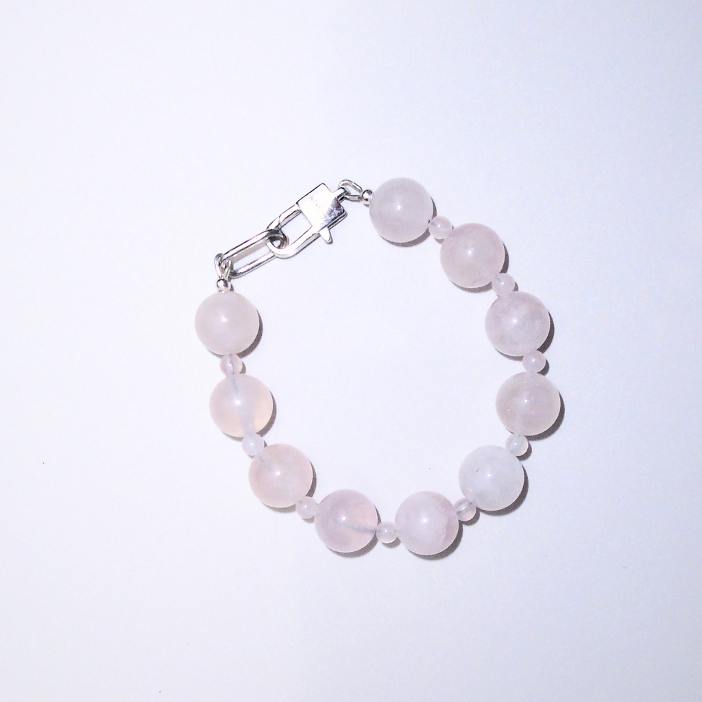 Clasp Bracelet - Rose Quartz - Arcanum LA
