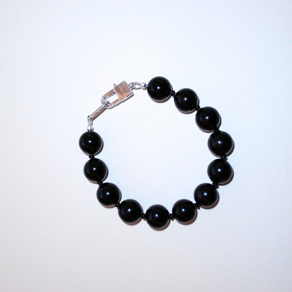Clasp Bracelet - Black Tourmaline - Arcanum LA