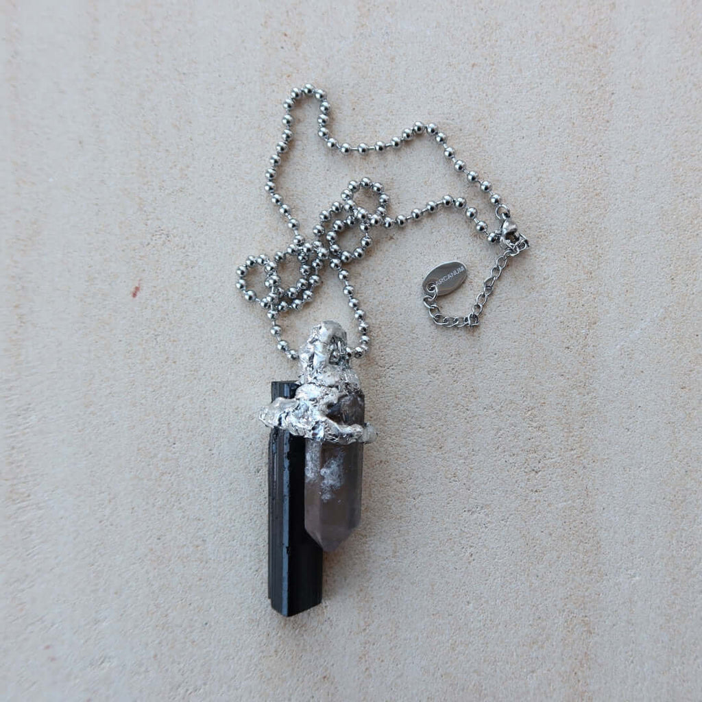 MELT - BLACK TOURMALINE & SMOKY QUARTZ - Arcanum LA