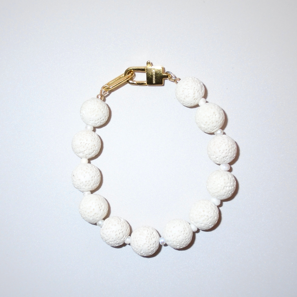 Clasp Bracelet - Lava Stone - Arcanum LA