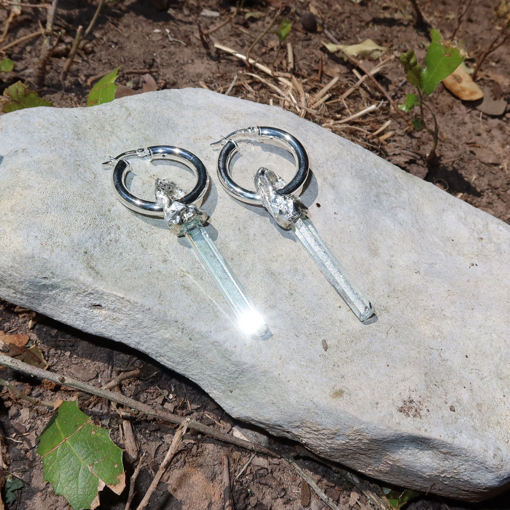 MELT Hoops - Aquamarine - Arcanum LA