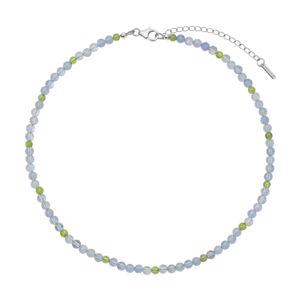 ARCANUM Choker - Aquamarine & Peridot - Arcanum LA