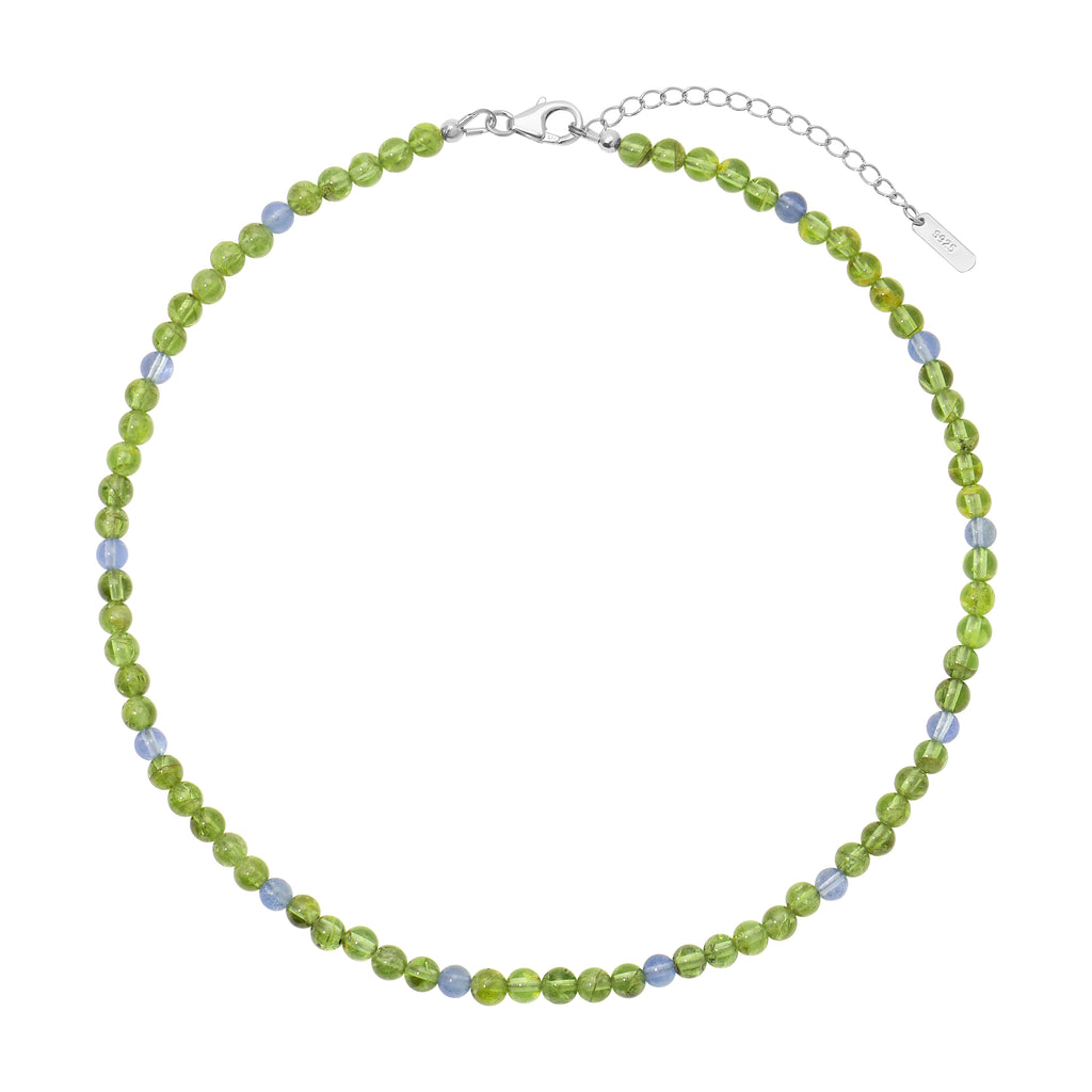 ARCANUM Choker - Peridot & Aquamarine - Arcanum LA