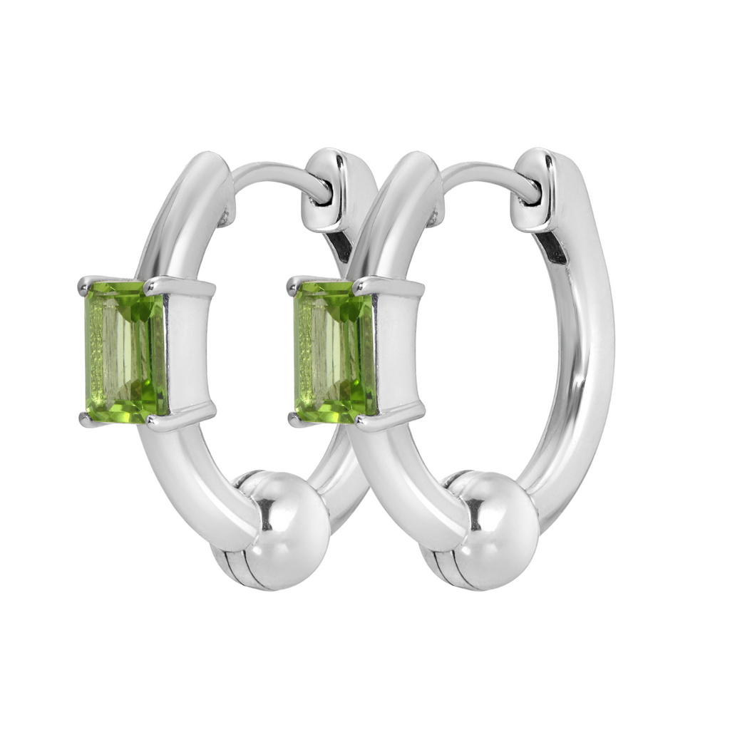 DECO Hoop - Peridot - Arcanum LA