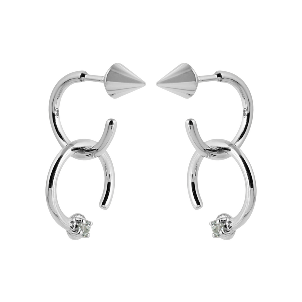 PIERCED Earring - Aquamarine - Arcanum LA