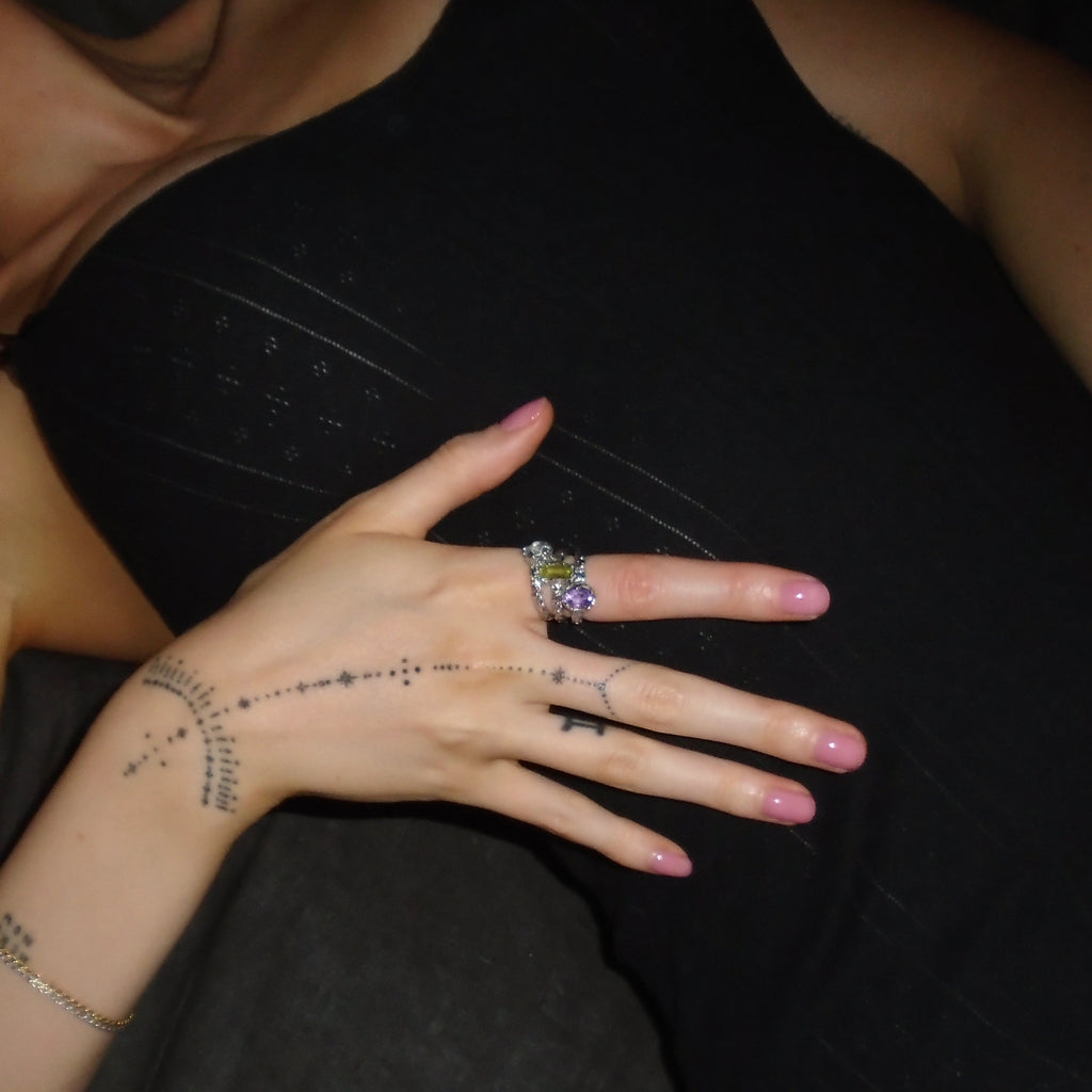 RAPTURE Stacker Ring - Peridot - Arcanum LA