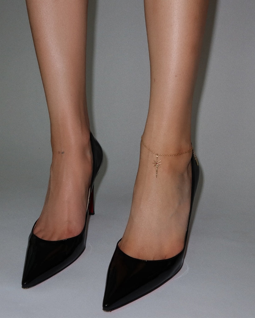8STAR ANKLET - RUBY