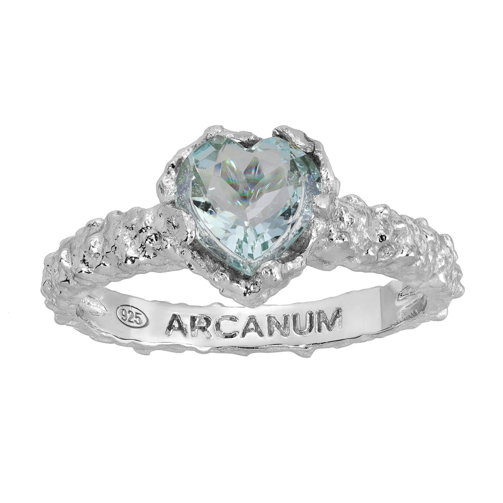 RAPTURE Stacker Ring - Aquamarine - Arcanum LA