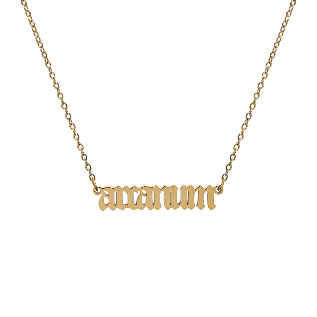 Nameplate Necklace - Arcanum - Arcanum LA