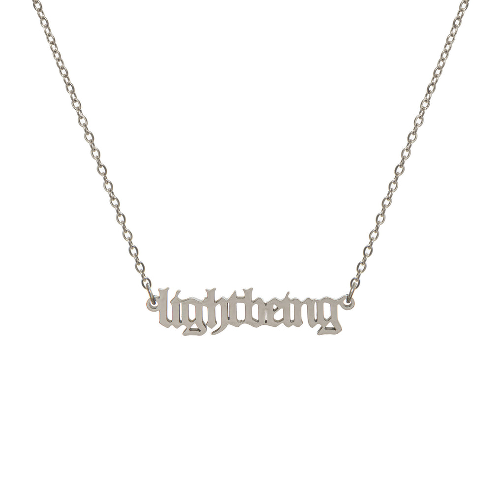 Nameplate Necklace - Lightbeing - Arcanum LA