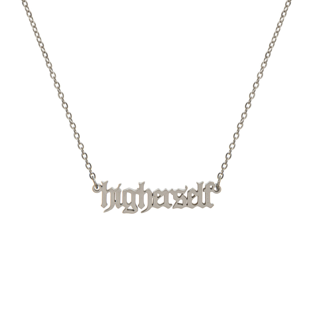 Nameplate Necklace - Higherself - Arcanum LA