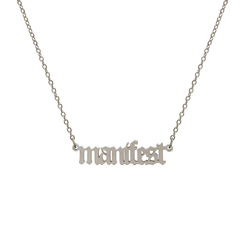 Manifest Nameplate Necklace - Arcanum LA