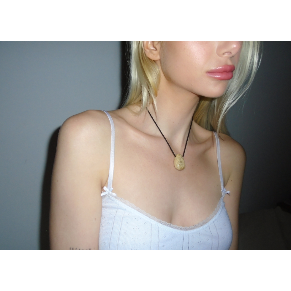 Bind Necklace - Chrysanthemum Agate - Arcanum LA